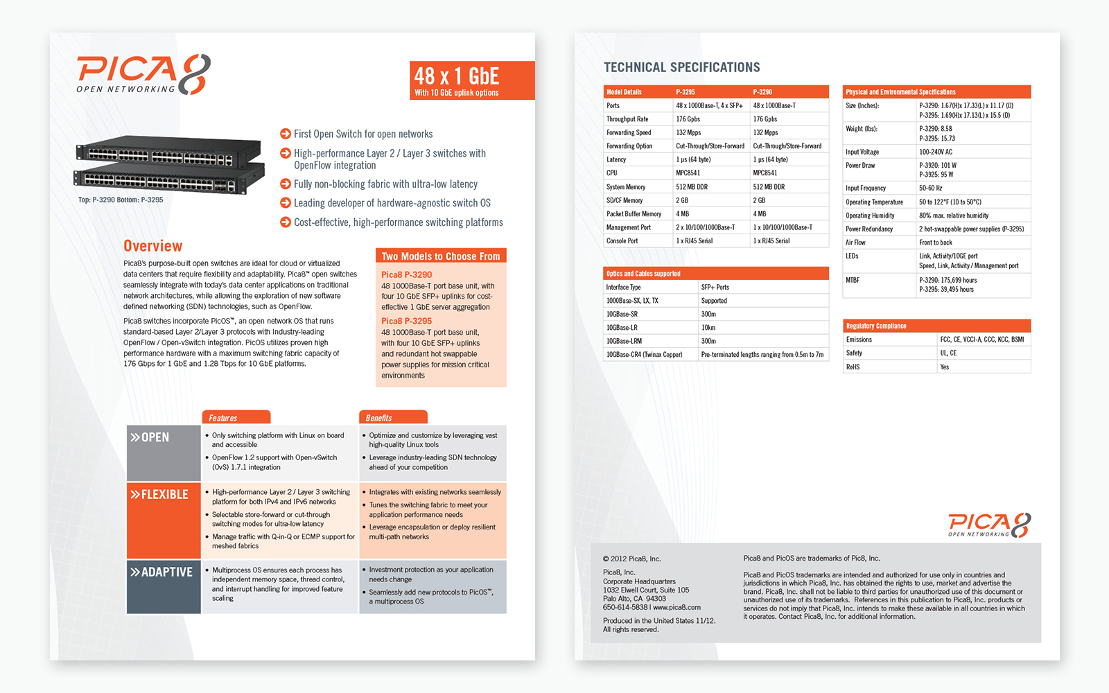 Pica8 Datasheet