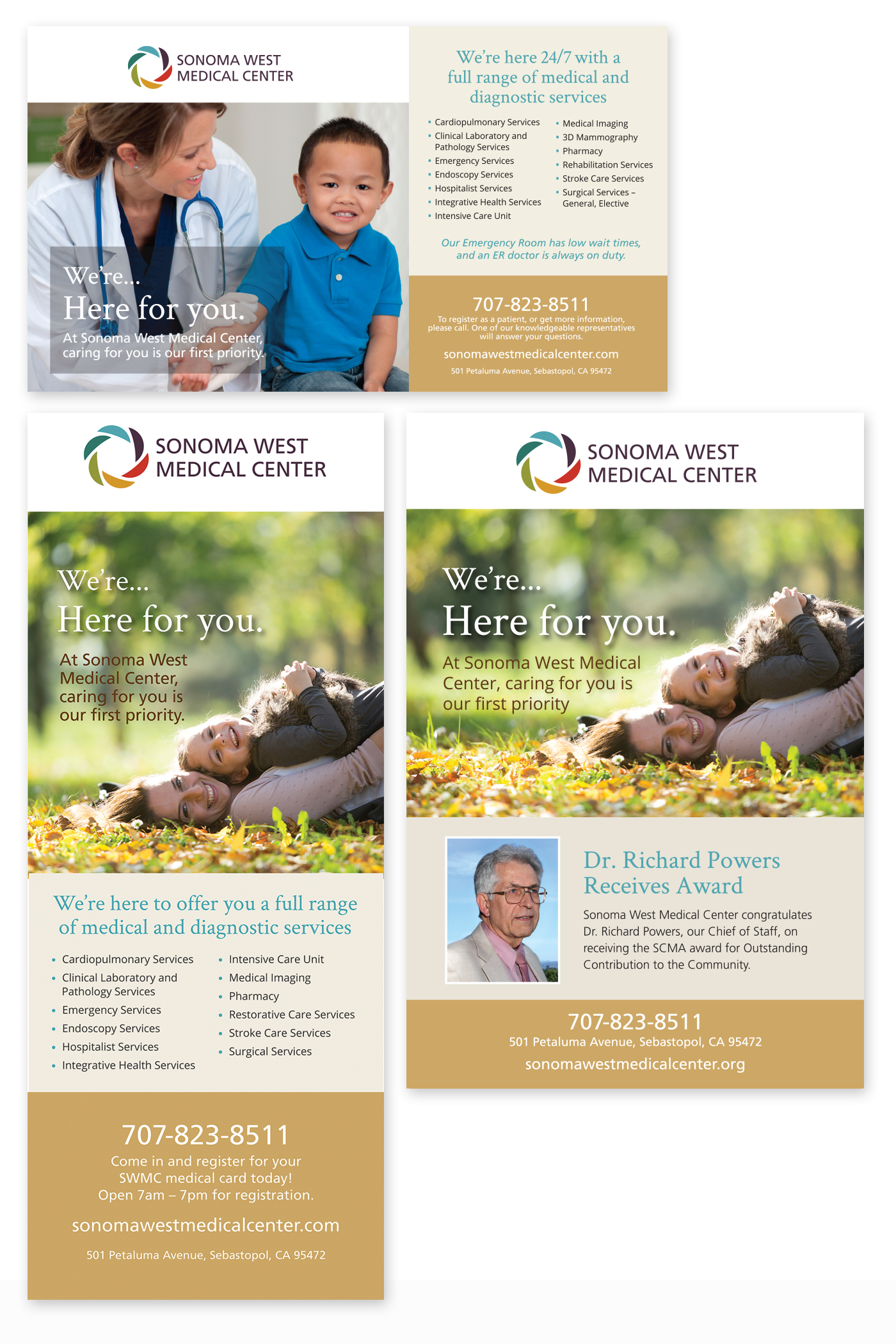 Sonoma West Medical Center ads & banners